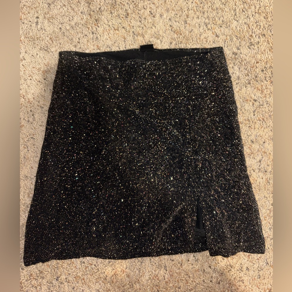 Urban Outfitters Glitter Mini Skirt